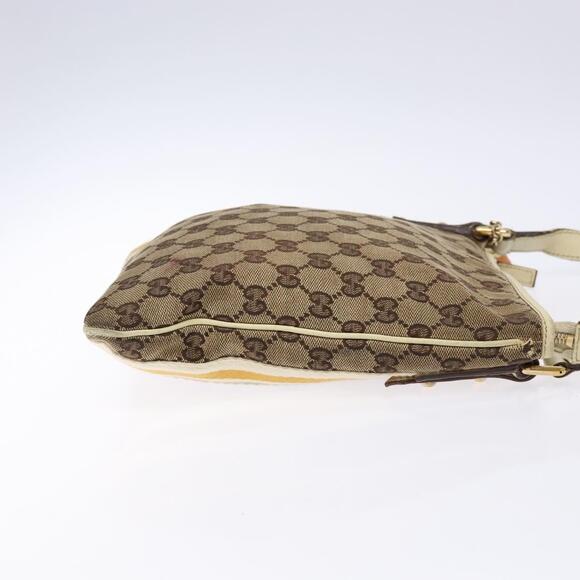 GUCCI GG Canvas Sherry Line Shoulder Bag Beige Gold - Picture 4 of 16